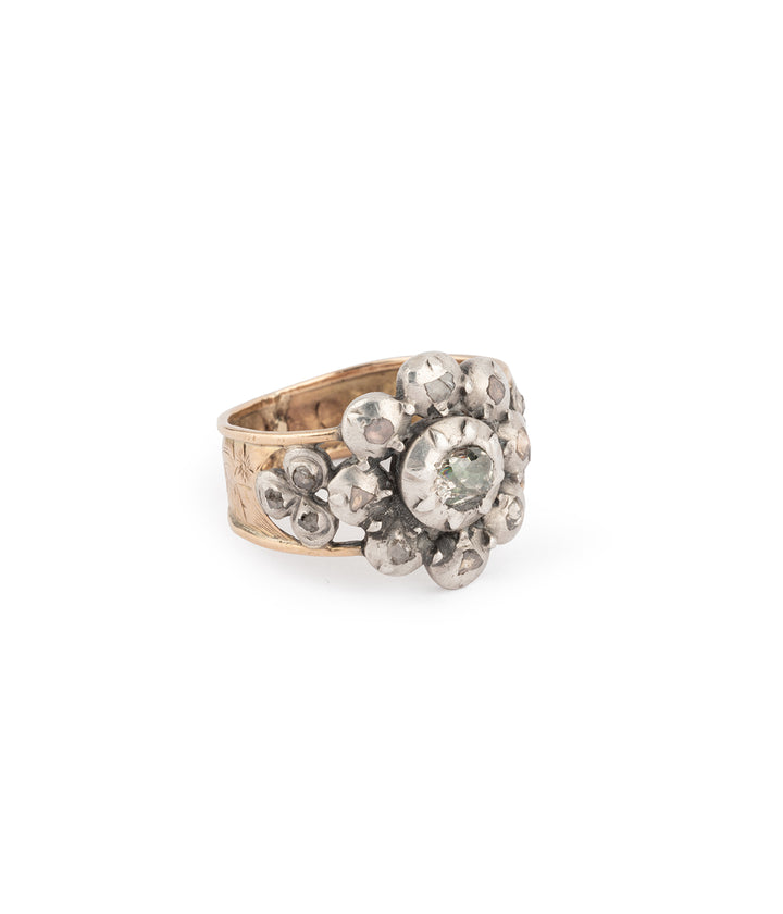 Bague ancienne en diamant Cleary droite - Caillou Paris