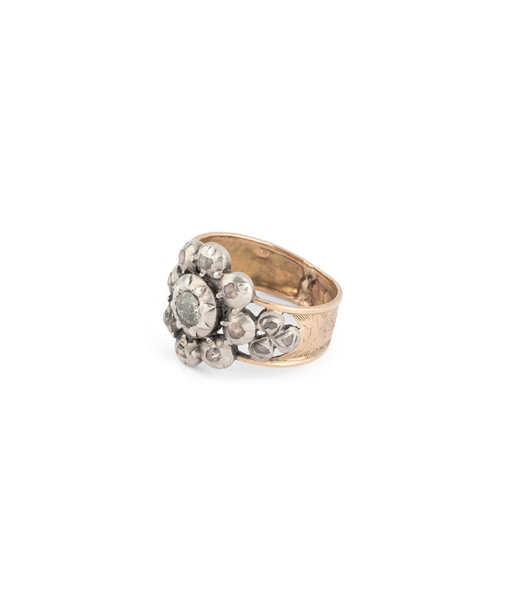 Bague ancienne en diamant Cleary gauche - Caillou Paris