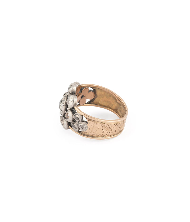 Bague ancienne en diamant Cleary gauche - Caillou Paris