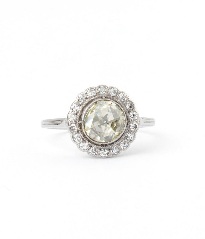 Bague ancienne diamant "Electre"