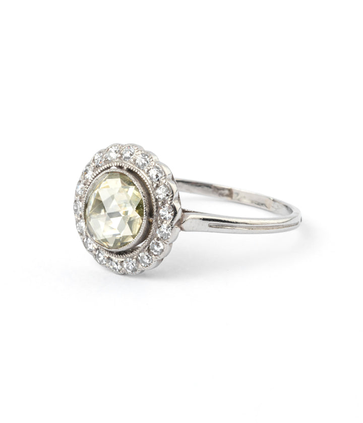 Bague ancienne diamant "Electre"