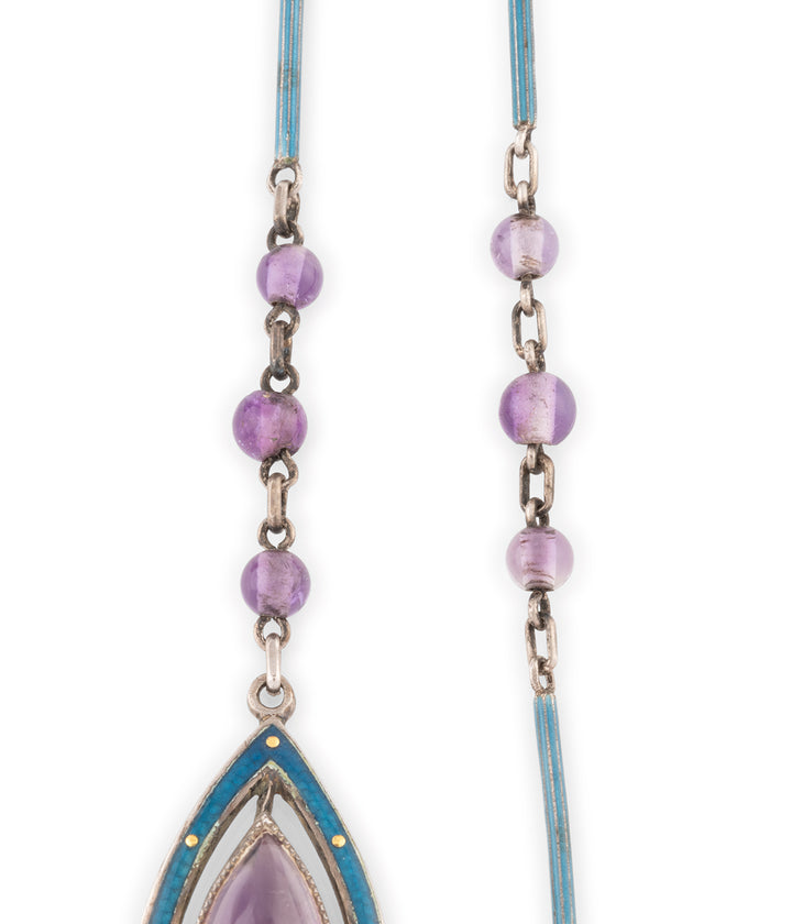 Collier-ancien-argent-amethyste-Teiva-Caillou-Paris