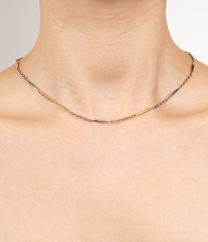Collier ancien chaîne de montre en or "Marcy" - Caillou Paris