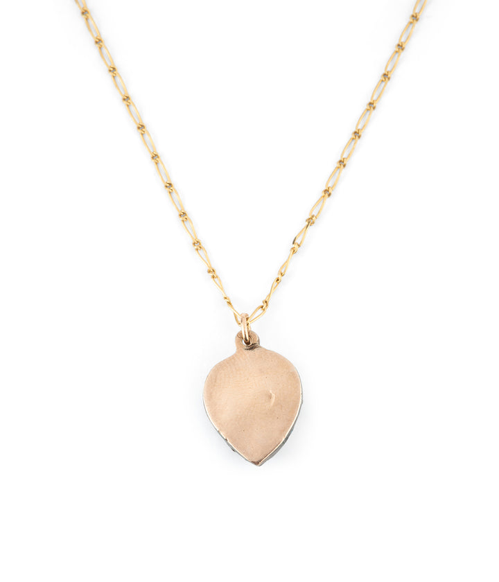 Collier ancien coeur turquoise Cornie -Caillou Paris