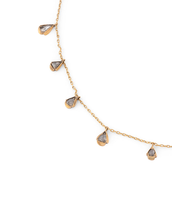 Collier vintage en or et diamants "Yuri" - Caillou Paris