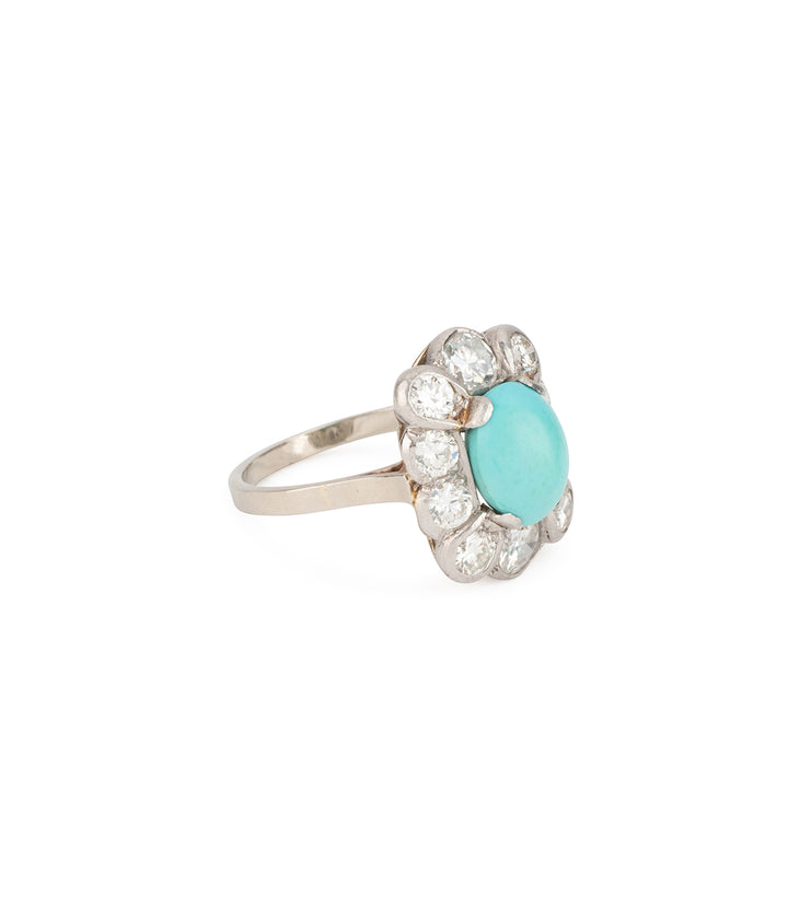 Edwardian-cluster-ring-diamonds-turquoises-Varya-Caillou-Paris