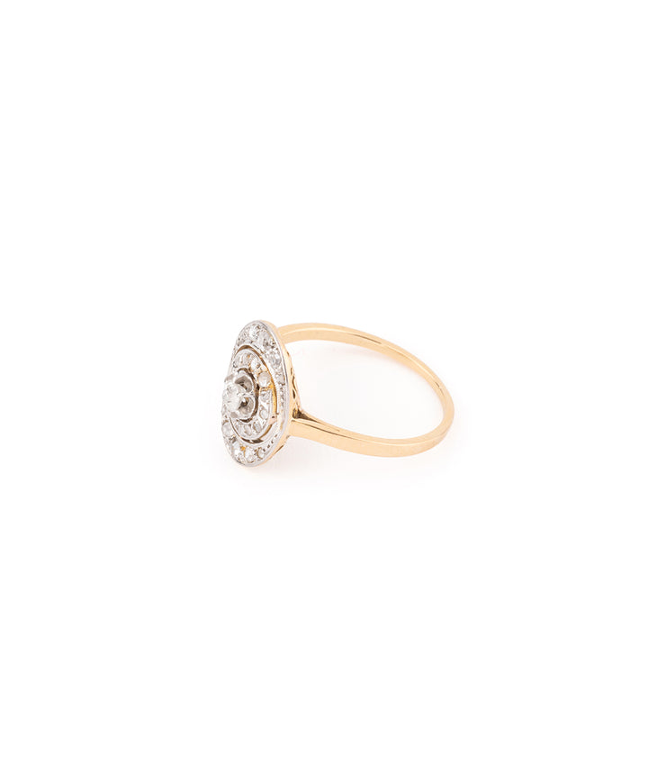 Edwardian engagement ring diamonds "Tacha" - Caillou Paris