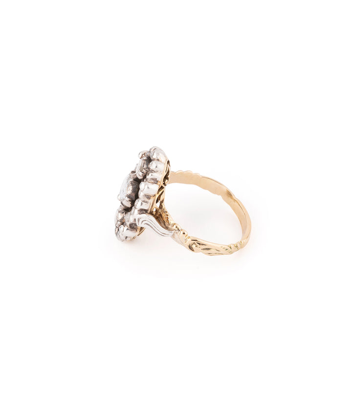 Georgian marquise diamond ring "Blane" - Caillou Paris
