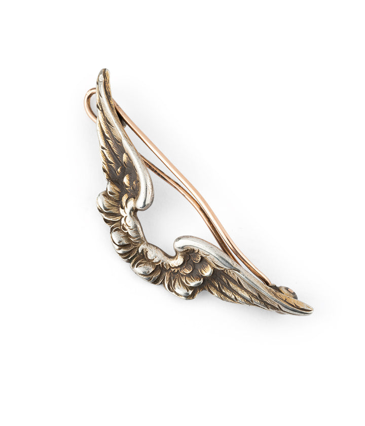 Georgian silver wedding hair clip Gocha - Caillou Paris