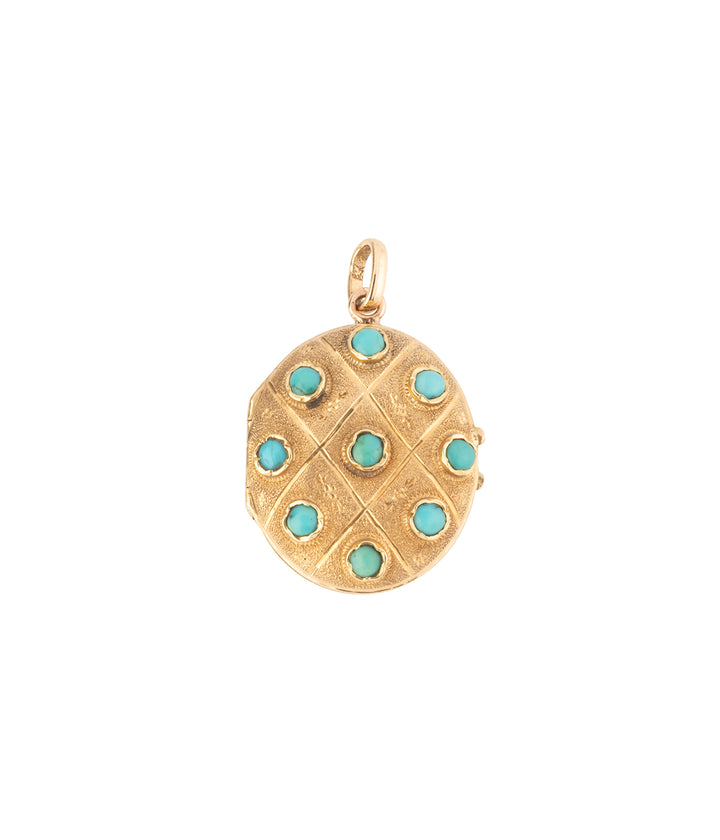 Medaillon-porte-photo-Napoleon-III-turquoise-Caio-Caillou-Paris
