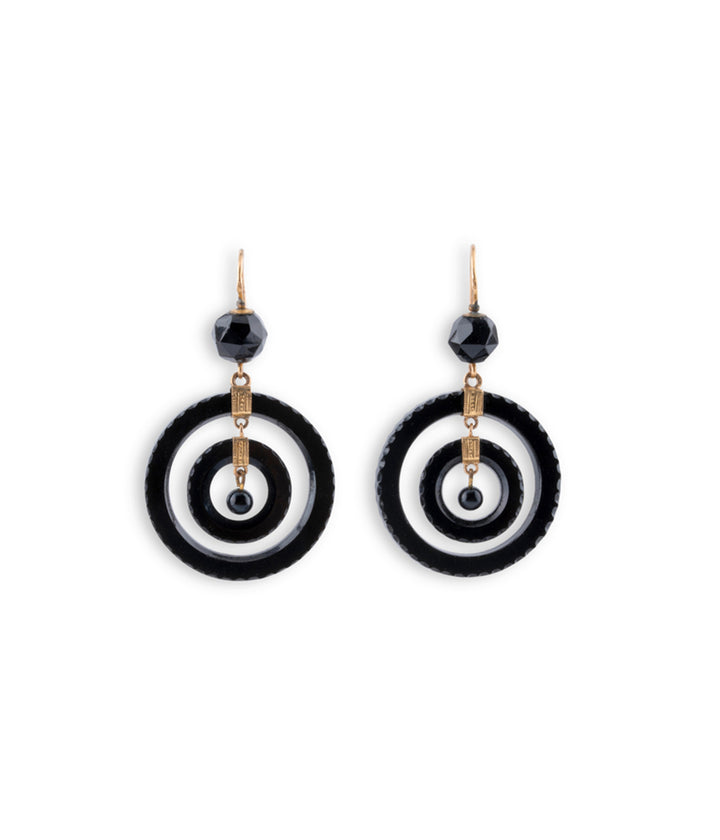 Pendants d'oreilles anciens or "Melaine" - Caillou Paris