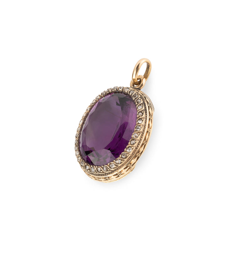 Pendentif-NapoleonIII-amethyste-diamants-Amaet-Caillou-Paris