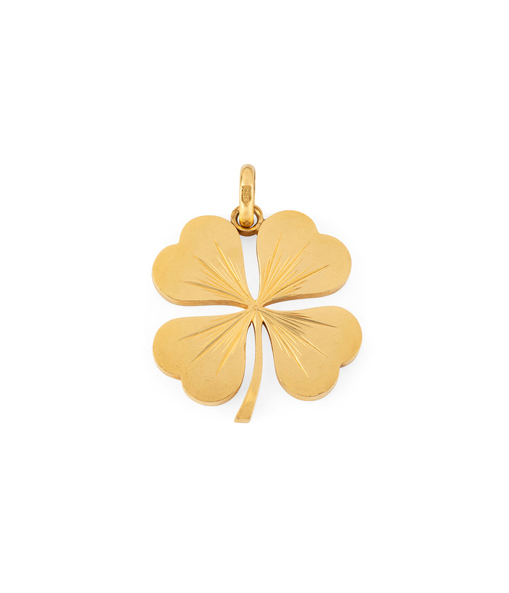 Pendentif-ancien-trefle-porte-bonheur-Annag-Caillou-Paris