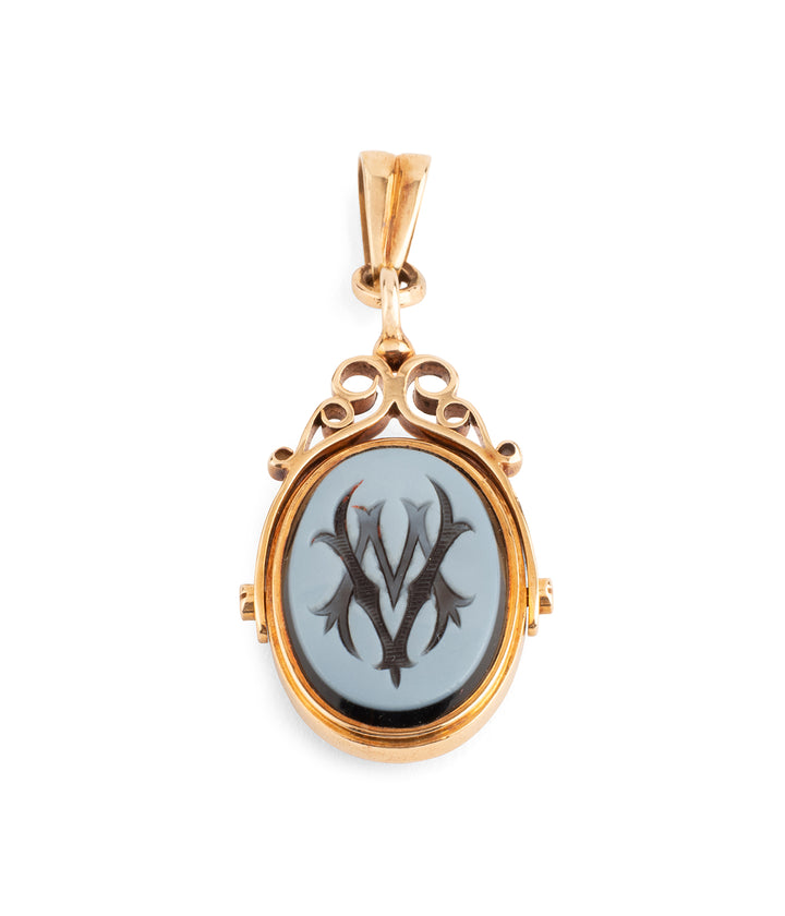 Pendentif-sceau-ancien-agate-Amael-Caillou-Paris