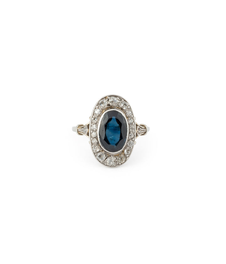 Bague ancienne saphir "Paco"