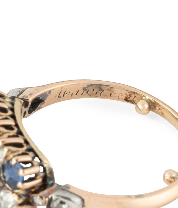 Victorian-engagement-ring-diamonds-sapphires-Maunu-Caillou-Paris