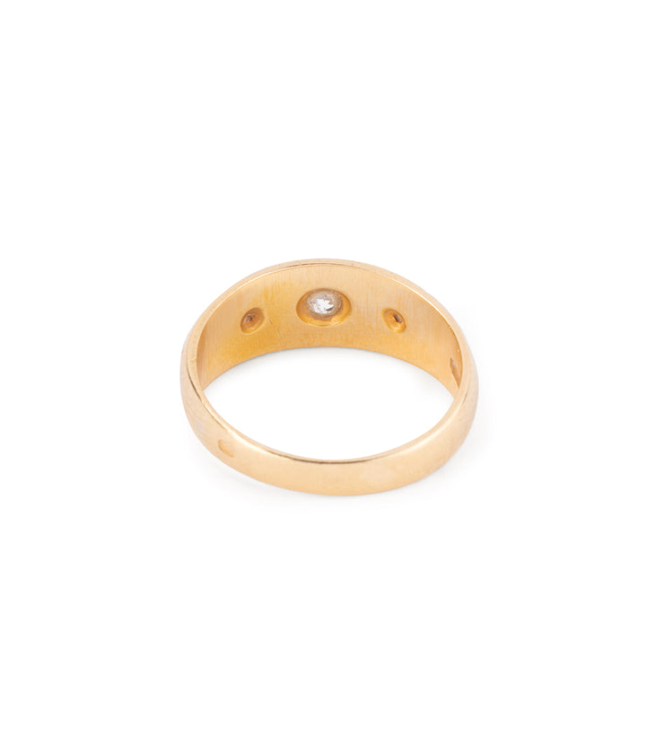 Victorian gold ring diamonds "Omero" - Caillou Paris