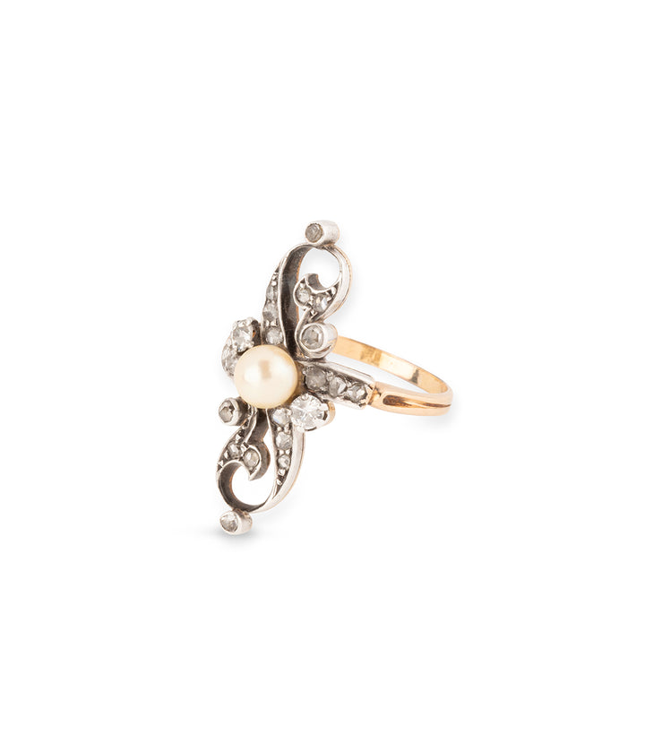 Victorian-pearl-ring-18k-carat-gold-Yasuo-Caillou-Paris