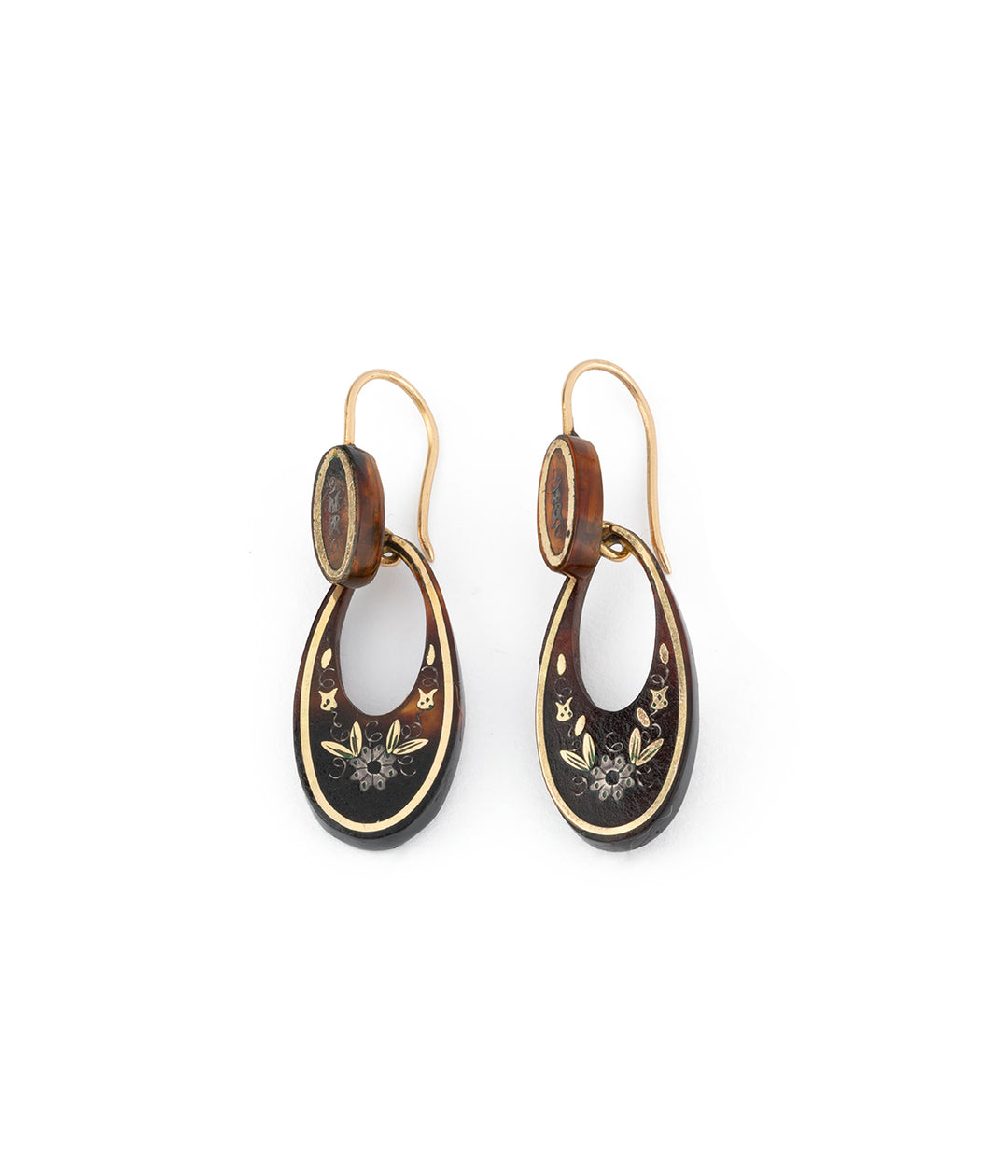 Victorian piqué earrings Henan - Caillou Paris