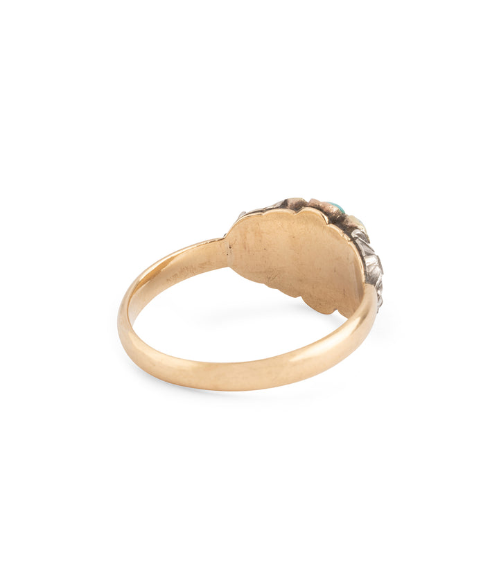 Bague ancienne en turquoise "Mattea"