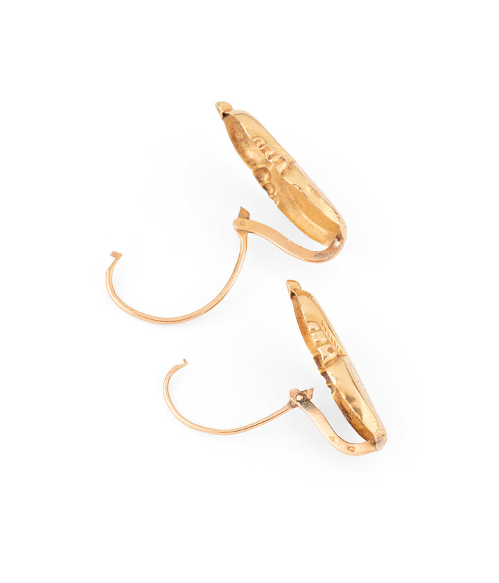 Victorian violin shaped earrings "Nolla" - Caillou Paris