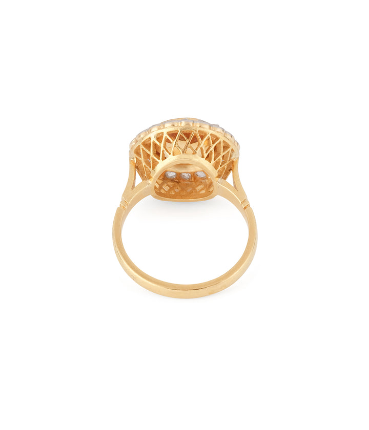 Vintage-cluster-ring-citrine-diamonds-Valeda-Caillou-Paris