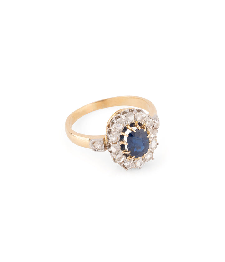 victorian-cluster-ring-diamonds-sapphire-Septime-Caillou-Paris