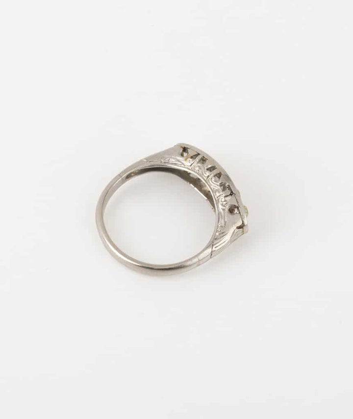 Bague jarretière diamants