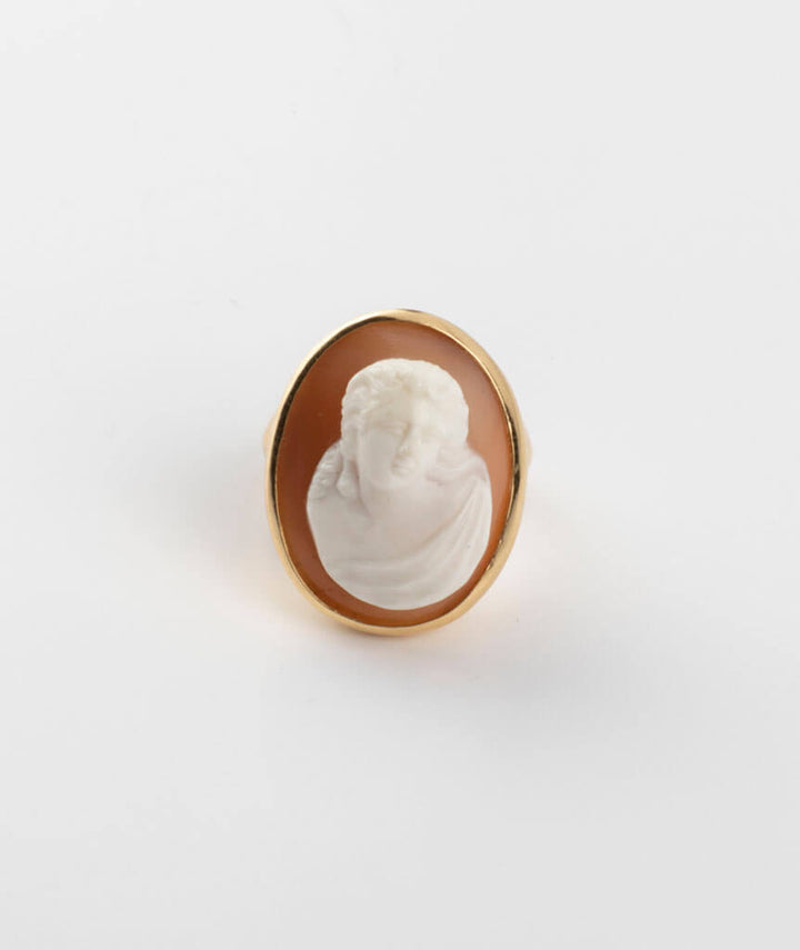 Bague camée ancien face