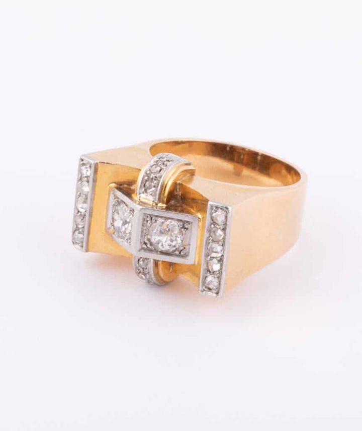 Bague Tank Diamants %22arun%22 Profil
