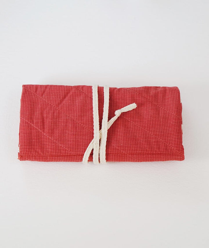 CAILLOU PARIS - POCHETTE CORAIL PETITS CARREAUX