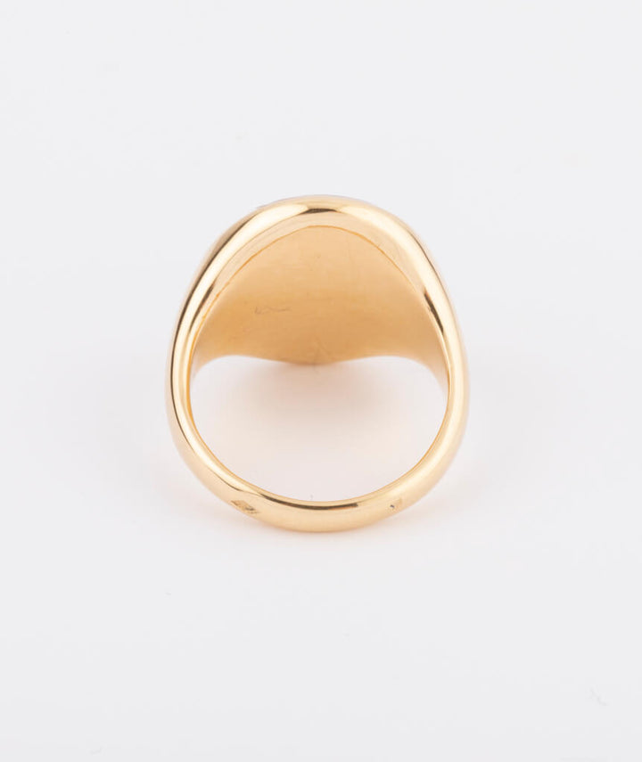 Bague intaille étoile dos