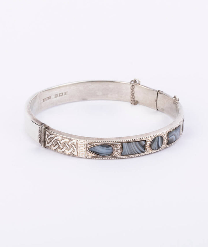 Bracelet écossais argent droite