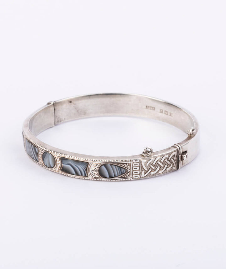 Bracelet écossais argent gauche