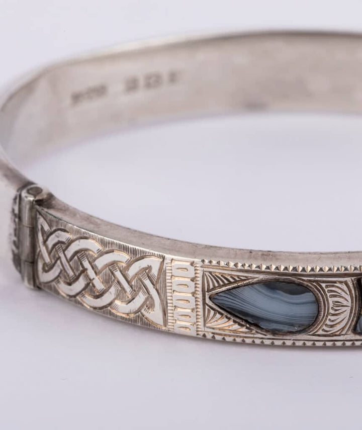 Bracelet écossais argent détail 2