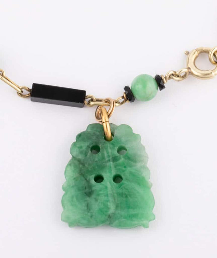bracelet jade détail