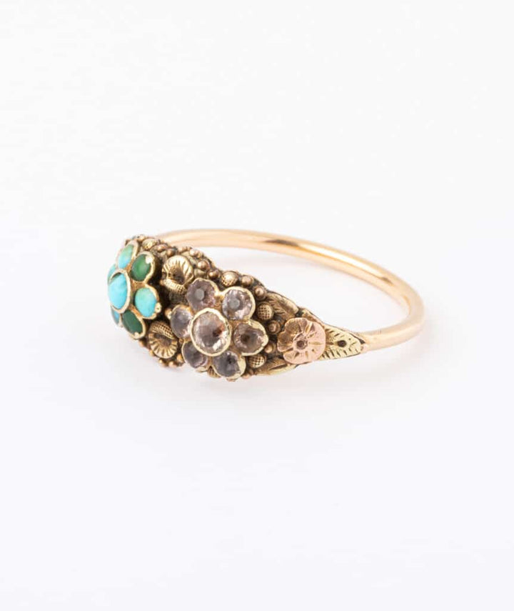 Caillou PAris - Bague ancienne or Godfrid gauche