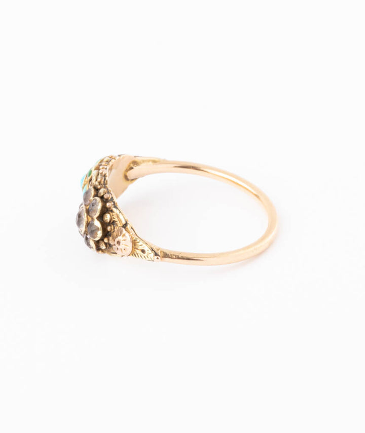 Caillou PAris - Bague ancienne or Godfrid