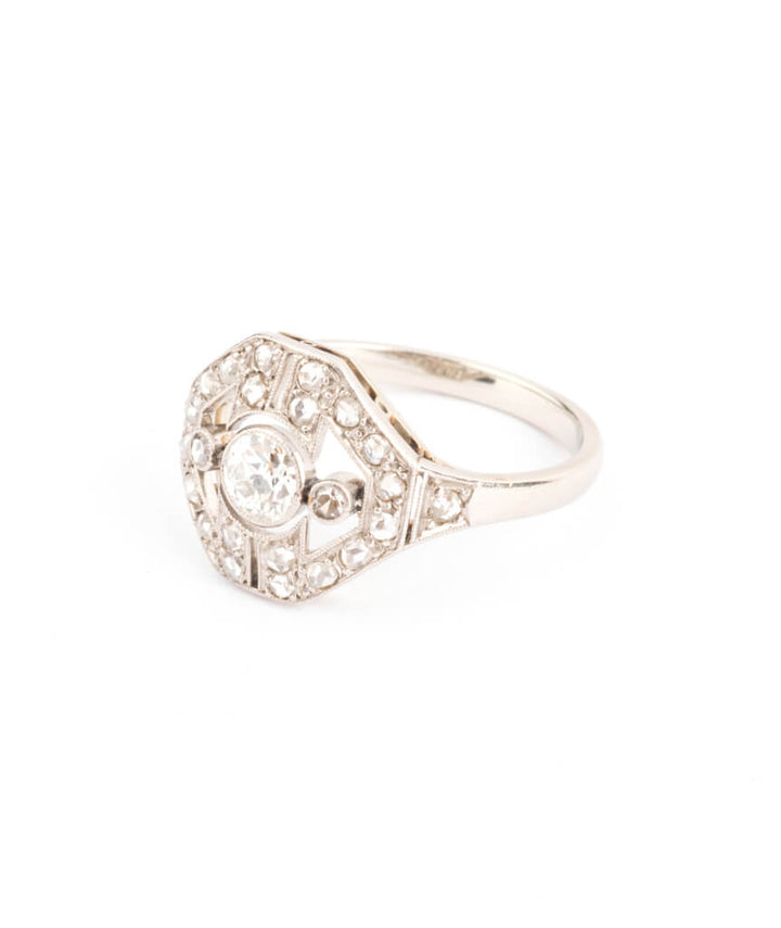Caillou Paris - Bague Art deco Azad gauche