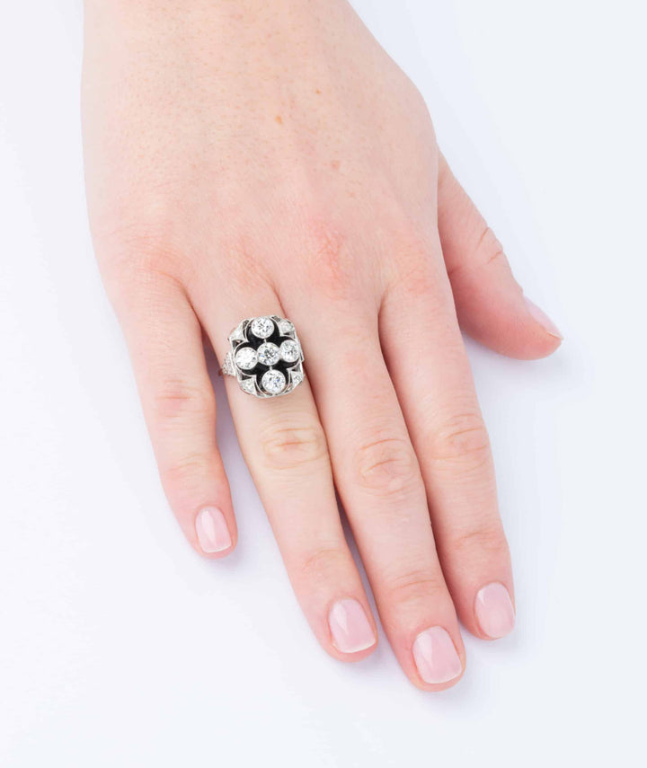 Caillou Paris Bague Art Deco Jilly Porter