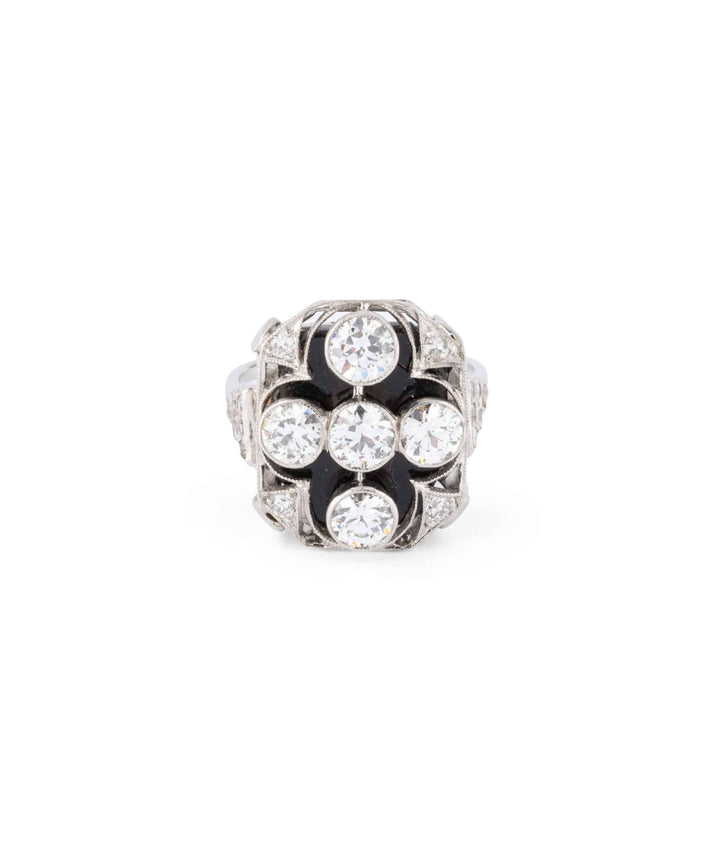 Caillou Paris Bague Art Deco Jilly