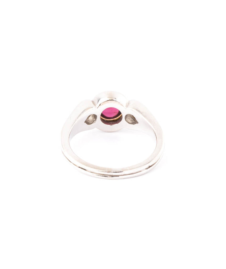 Caillou Paris - Bague Art deco Uria grenat dos