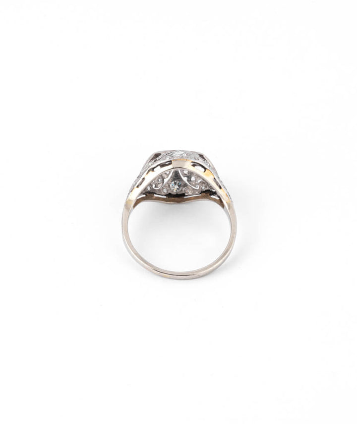 Caillou Paris - Bague Art deco diamants Premendra dos