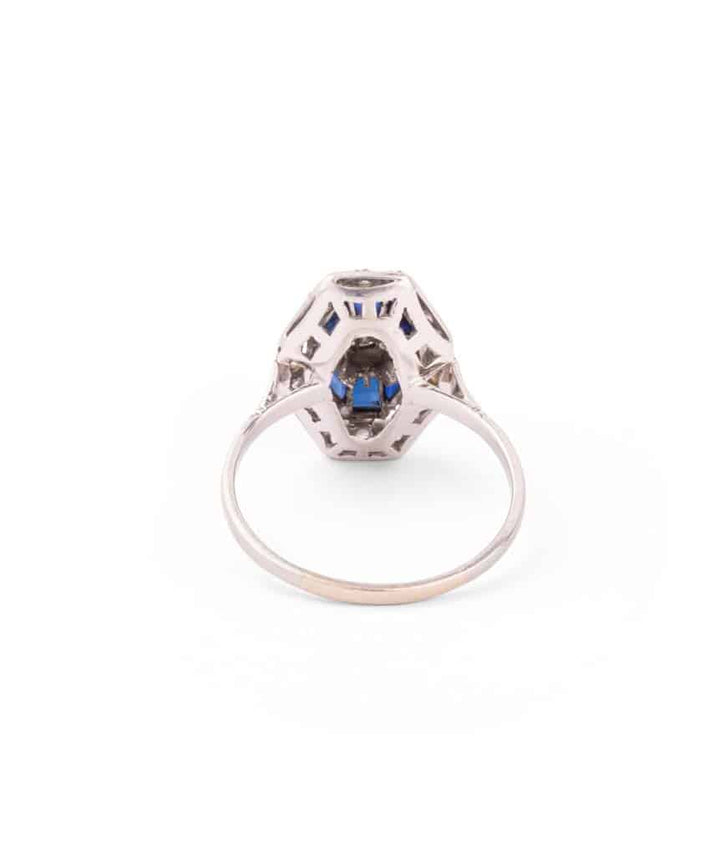 Caillou Paris Bague Art Deco Or Et Diamants Huo Dos