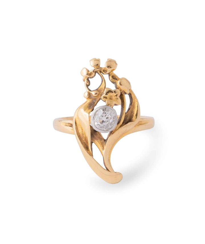 Caillou Paris Bague Art Nouveau Adsila