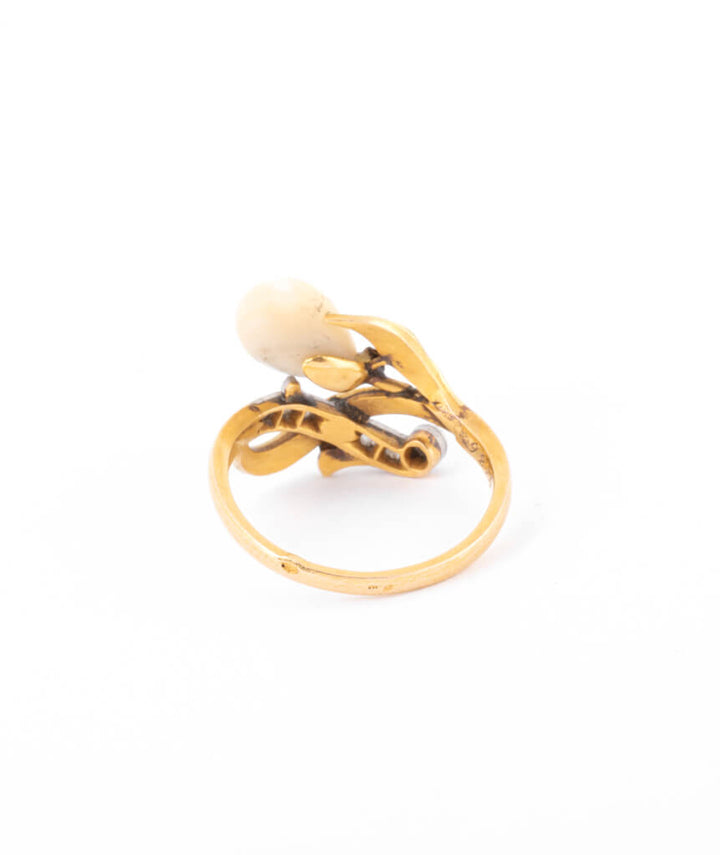 Caillou Paris - Bague Art nouveau Guila gros plan dos
