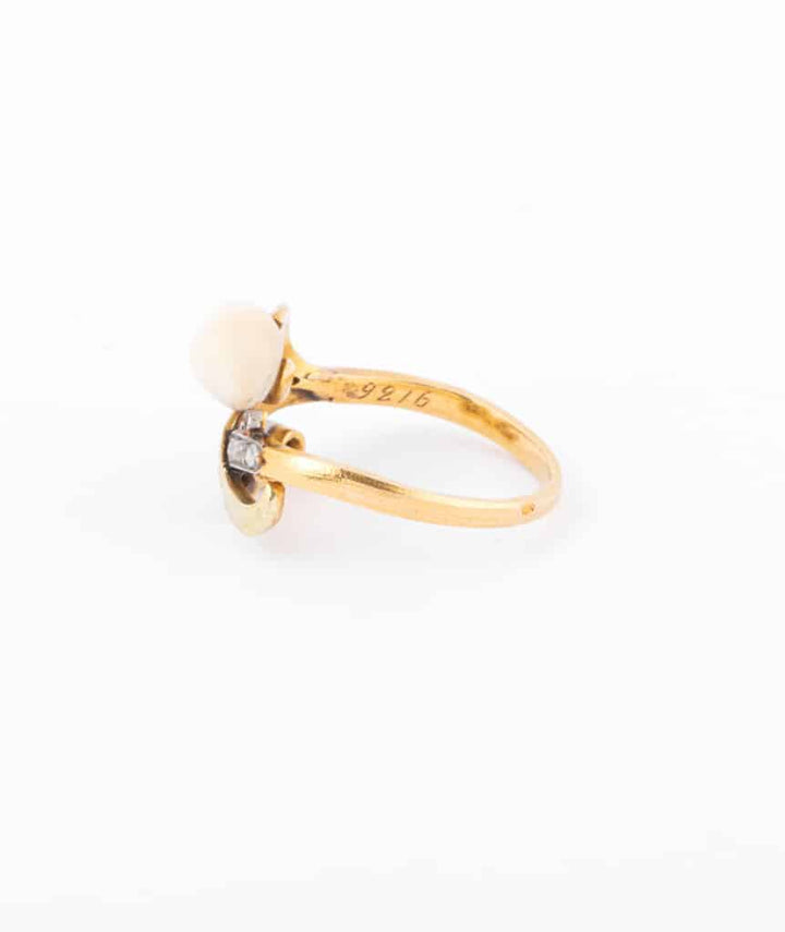 Caillou Paris - Bague Art nouveau Guila profil