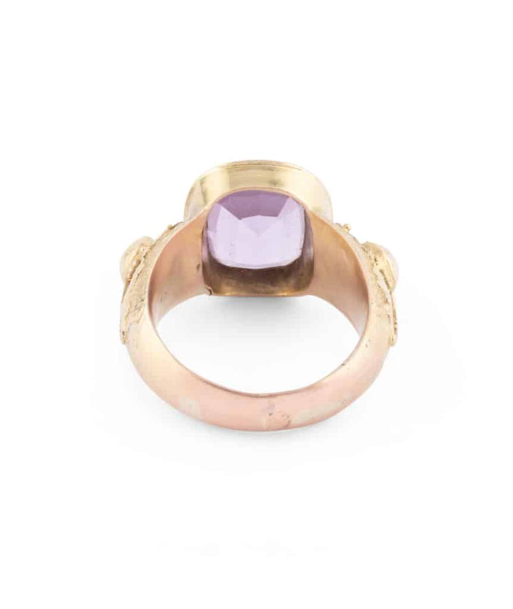 Caillou Paris Bague Art Nouveau Amethyste Rego Dos