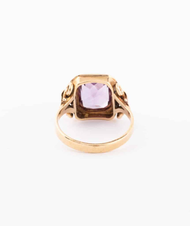 Caillou Paris Bague Napoleon Iii Amethyste Nura Dos