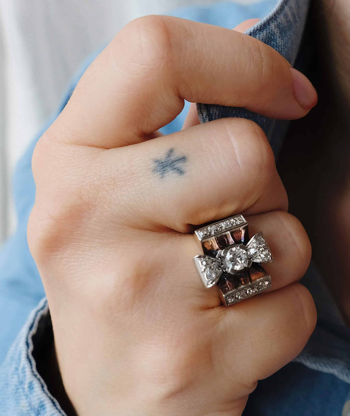 Bague Tank diamants “Arie”